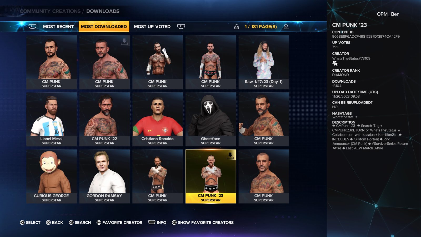 Как играть за СМ Панка в WWE 2K23 - gg-view.com