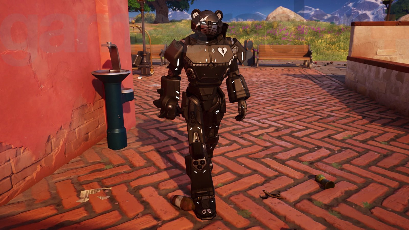 Mecha Team Shadow, one of the Fortnite Characters in Chapter 5