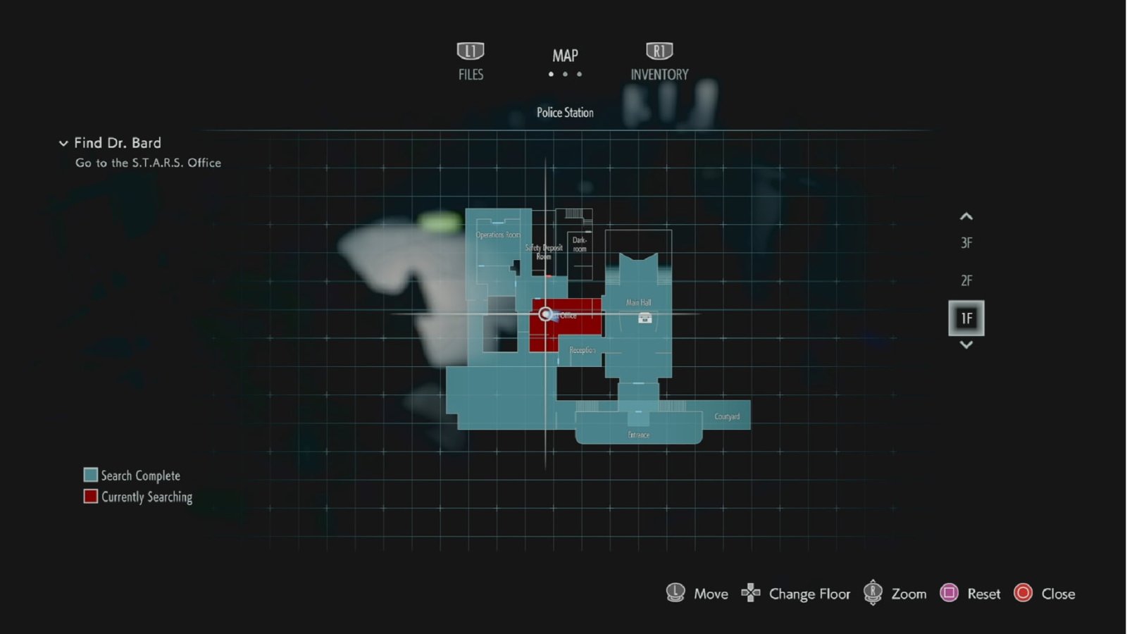 Resident Evil 3 Assault rifle scope map