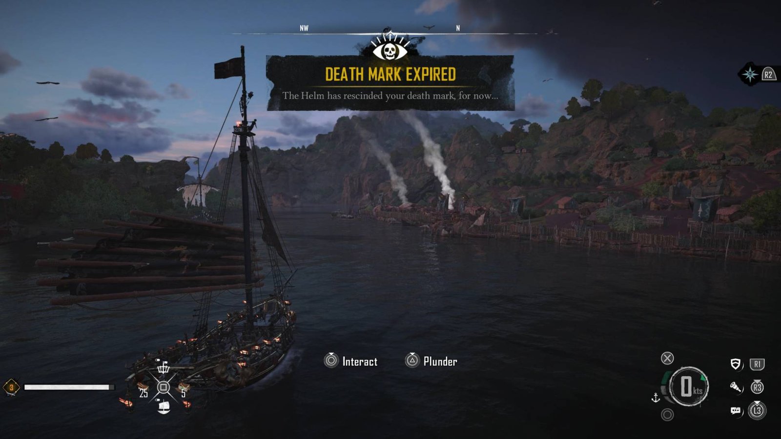 Skull and Bones Death Mark expired notification