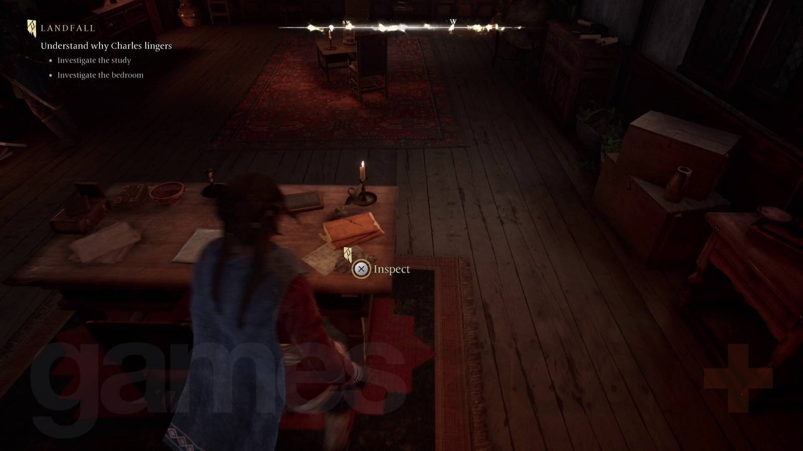 Banishers: Ghost of New Eden note on desk in charles' study