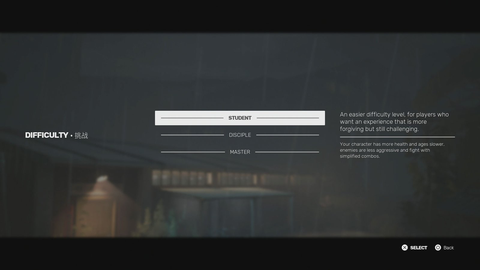 Sifu difficulty options