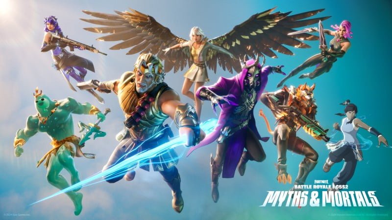 c5s2_battle_pass_lineup_en fortnite chapter 5 season 2 myths & mortals battle pass lineup skins changes greek mythology