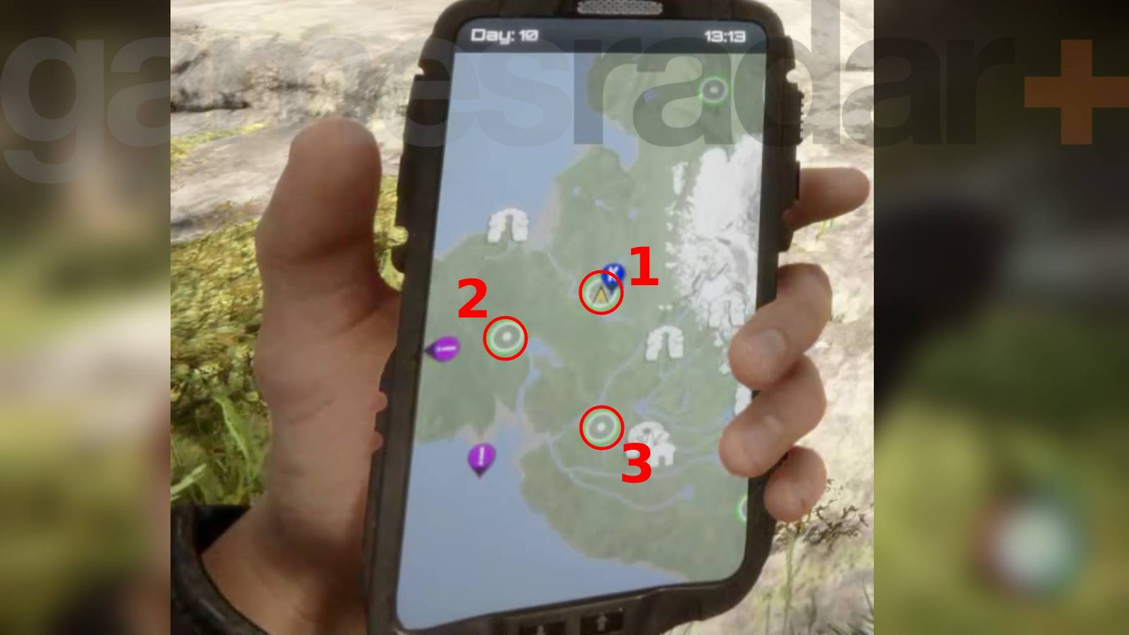 Sons of the forest keycard map