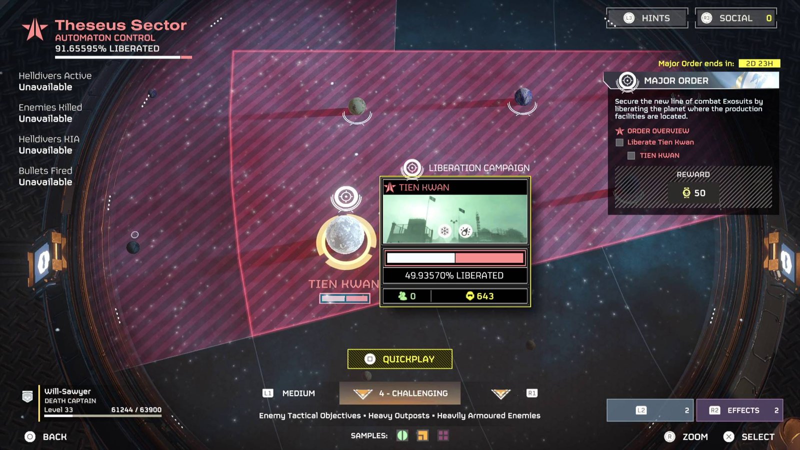 Helldivers 2 liberate Tien Kwan major order