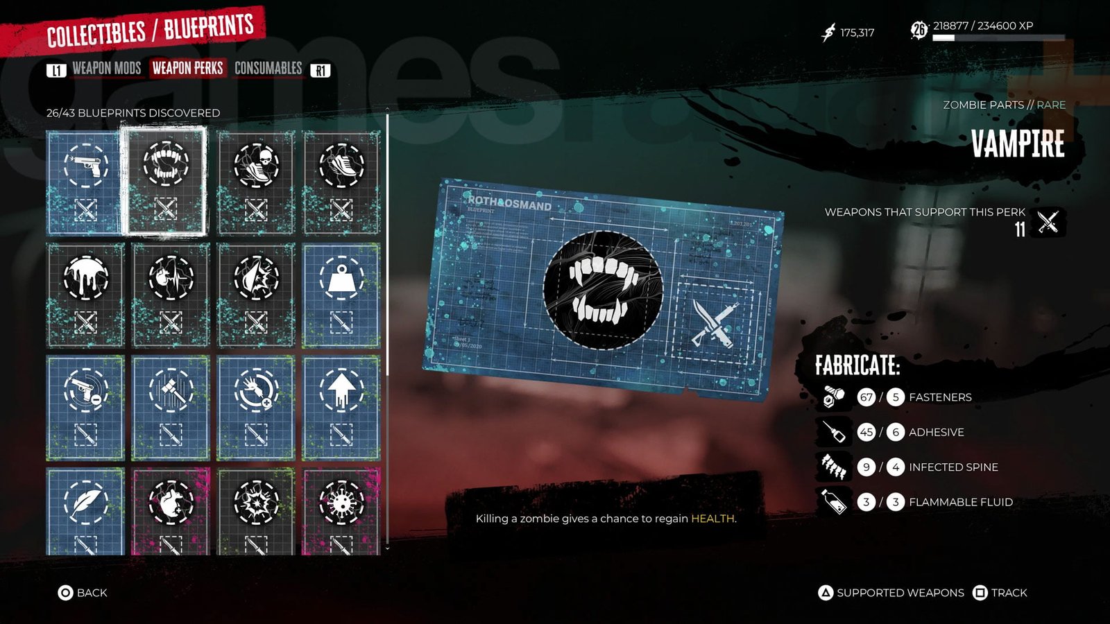 Dead Island 2 perks
