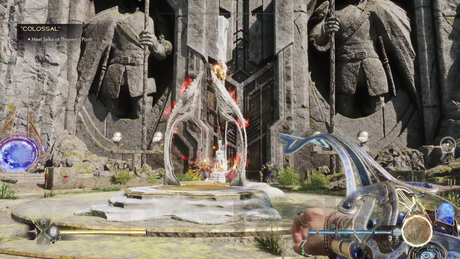 Immortals of Aveum Greyveil Plaza tower puzzle rewards shroudfane and gold chest