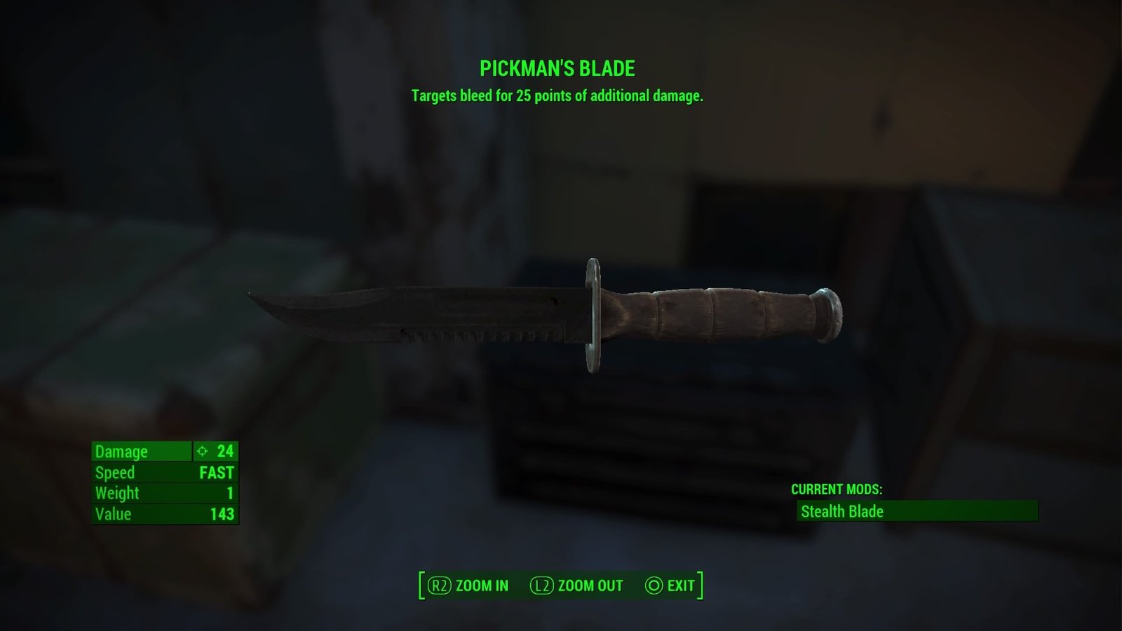 Fallout 4 Pickman's Blade