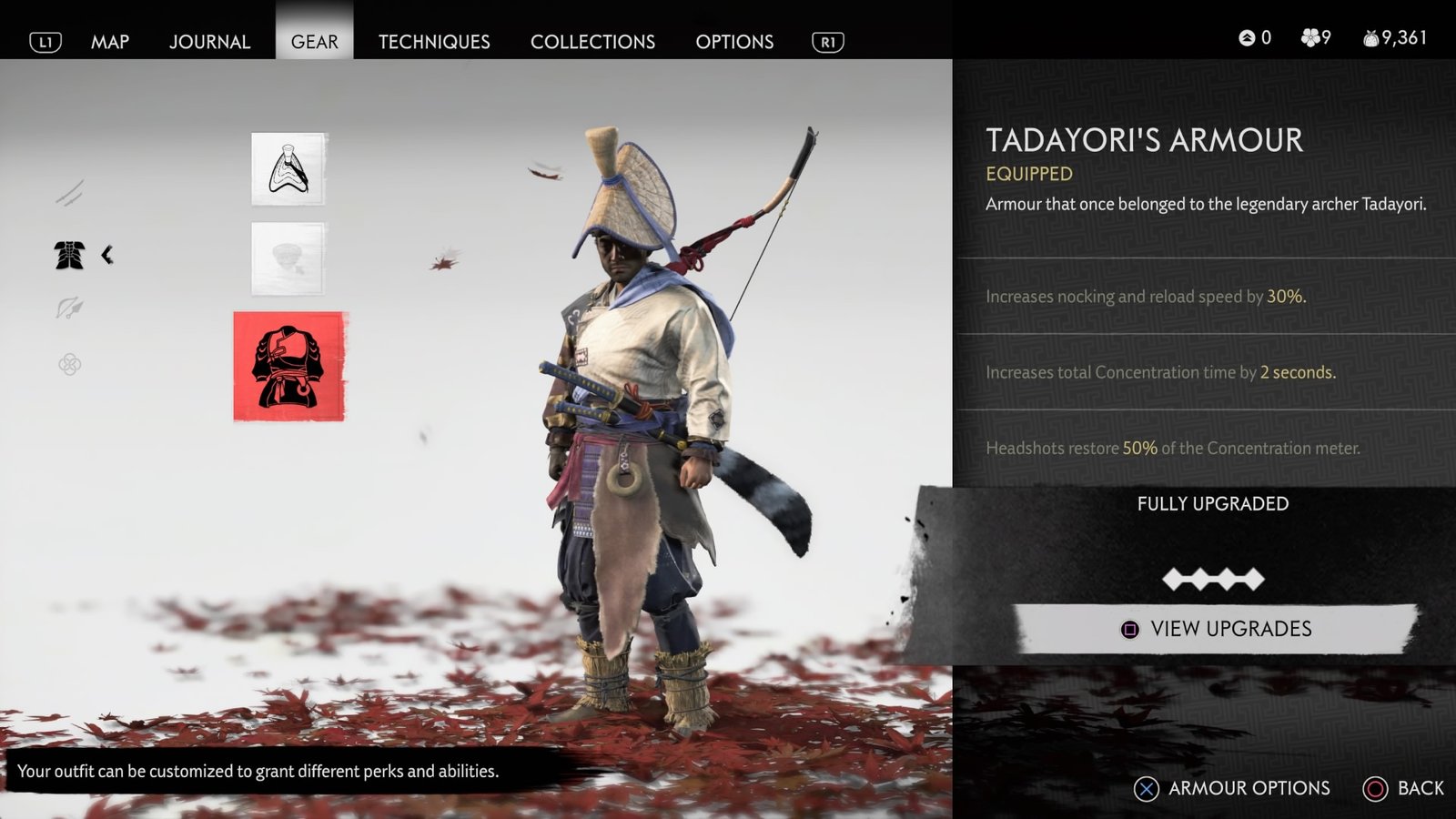 Ghost of Tsushima best armour: Tadayori's Armour