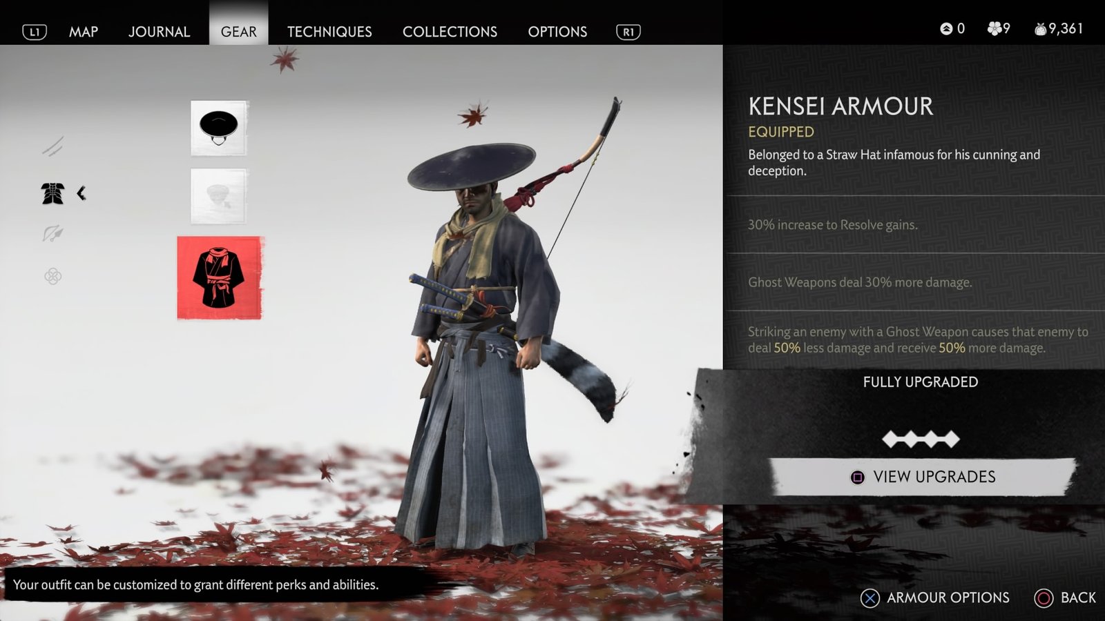 Ghost of Tsushima best armour: Kensei Armour