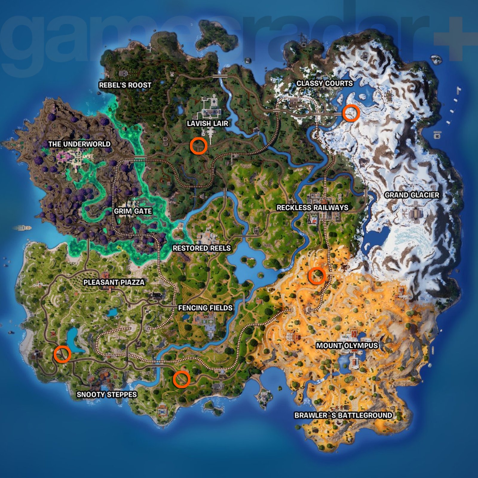 Fortnite Chewbacca location map