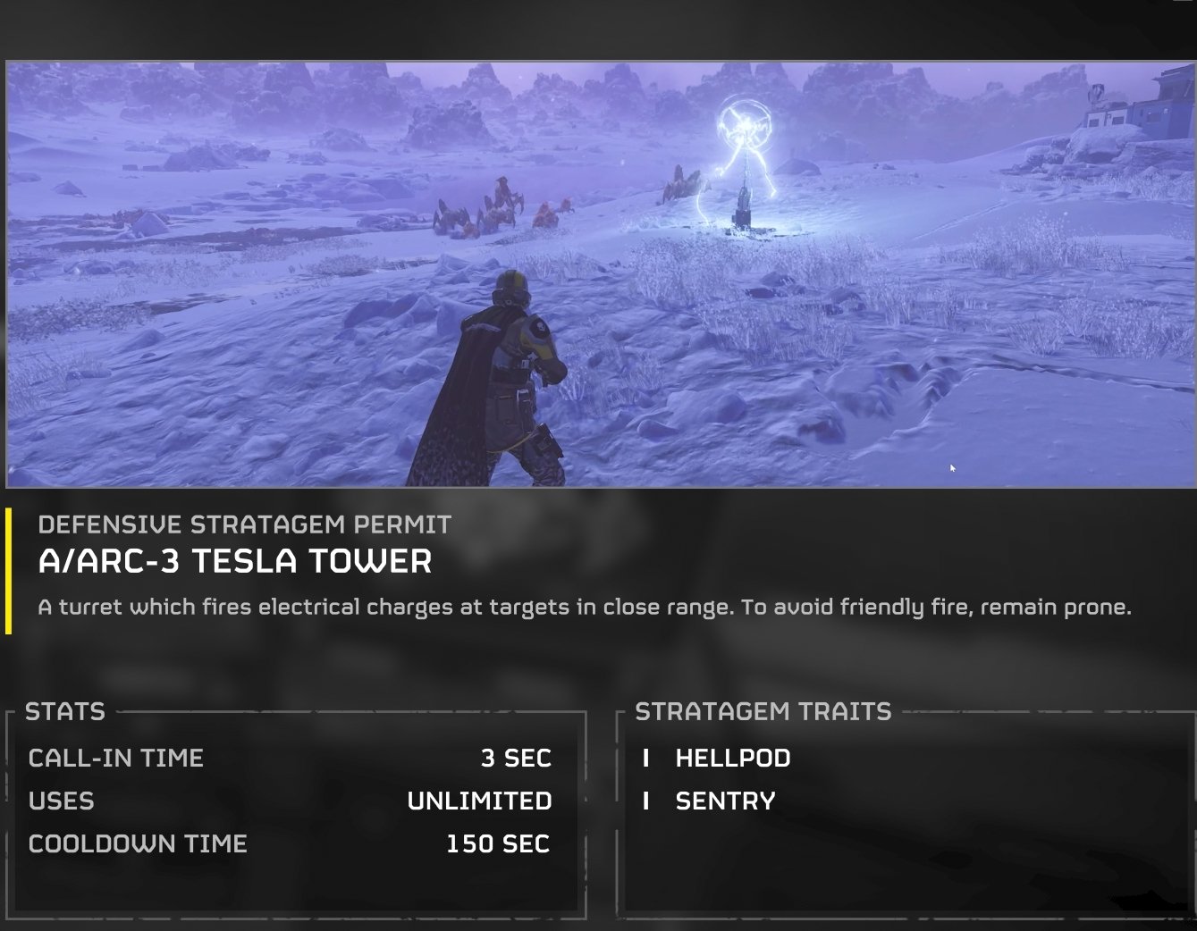 Helldivers 2 Tesla tower