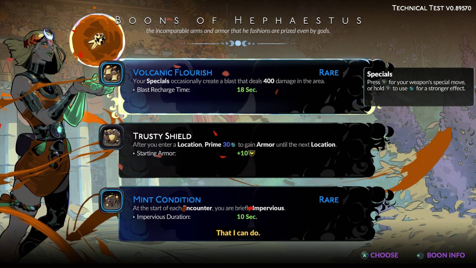 Hades 2 tips Hephaestus volcanic boon