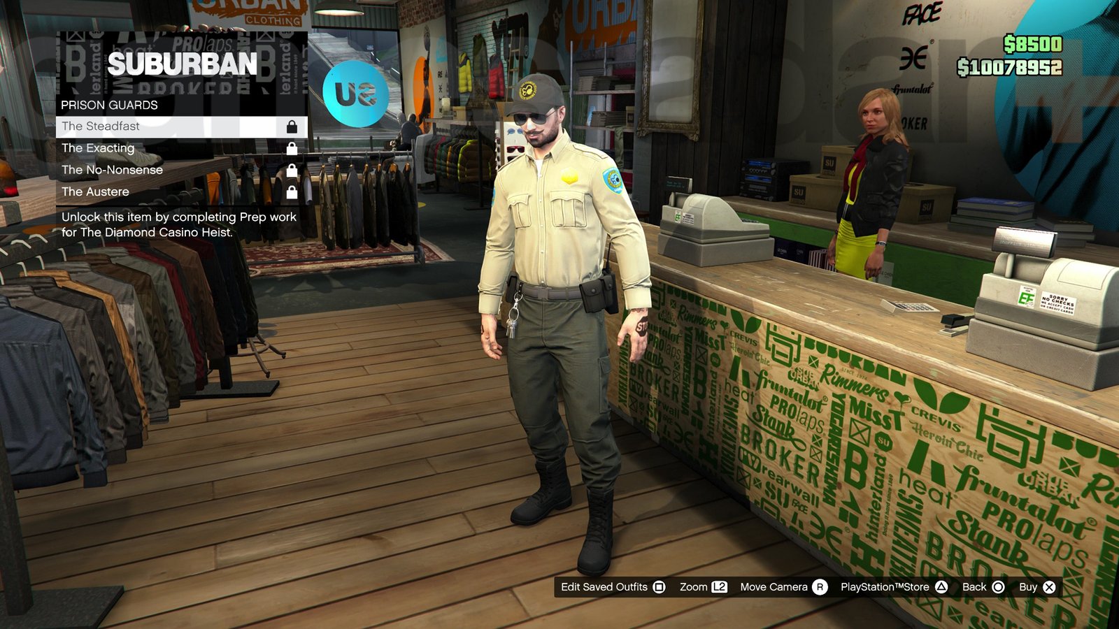 GTA Online Police Uniforms - Prison Guard