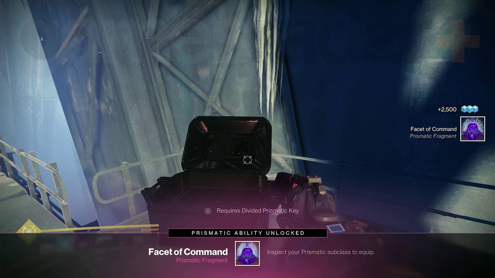 Destiny 2 Prismatic Fragments Facet of Command chest