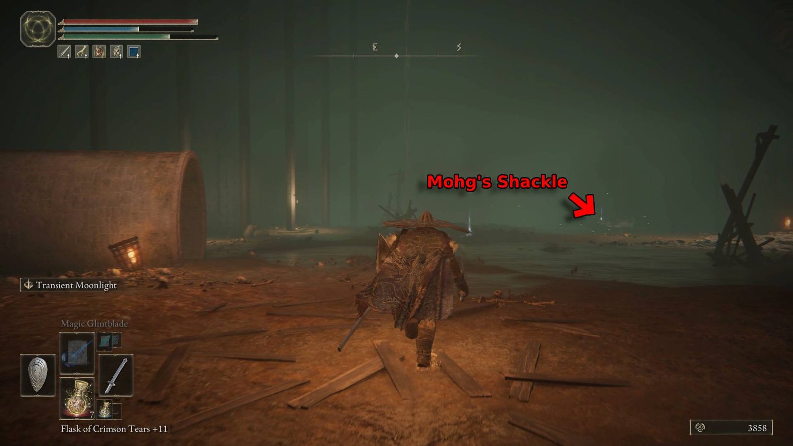 Mohg's Shackle location in Elden Ring