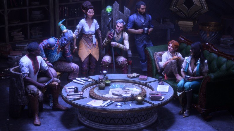 lighthouse_library-1 Dragon Age: The Veilguard Dreadwolf Game Informer Cover Story