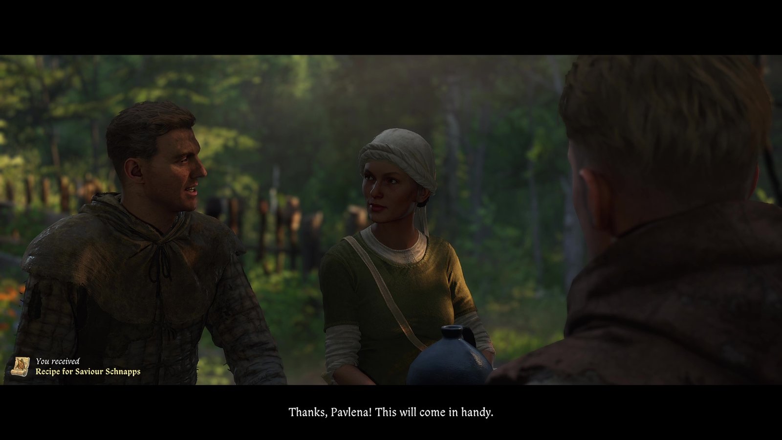 Рецепт спасительного шнапса в инвентаре Kingdom Come Deliverance 2