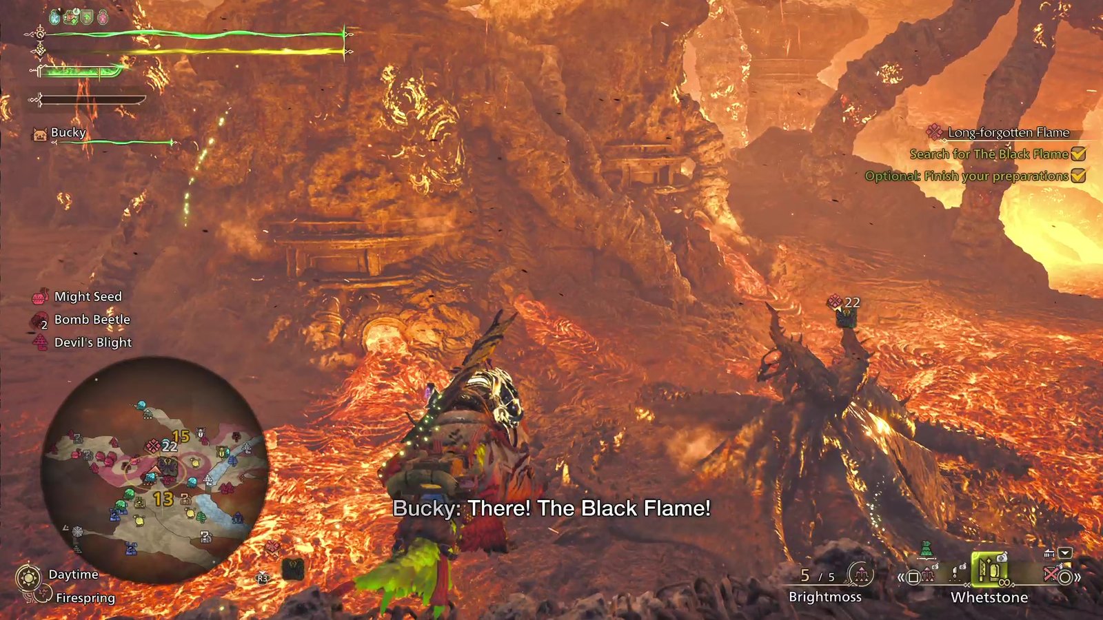 Локация Черного Пламени (Nu Udra) в Monster Hunter Wilds