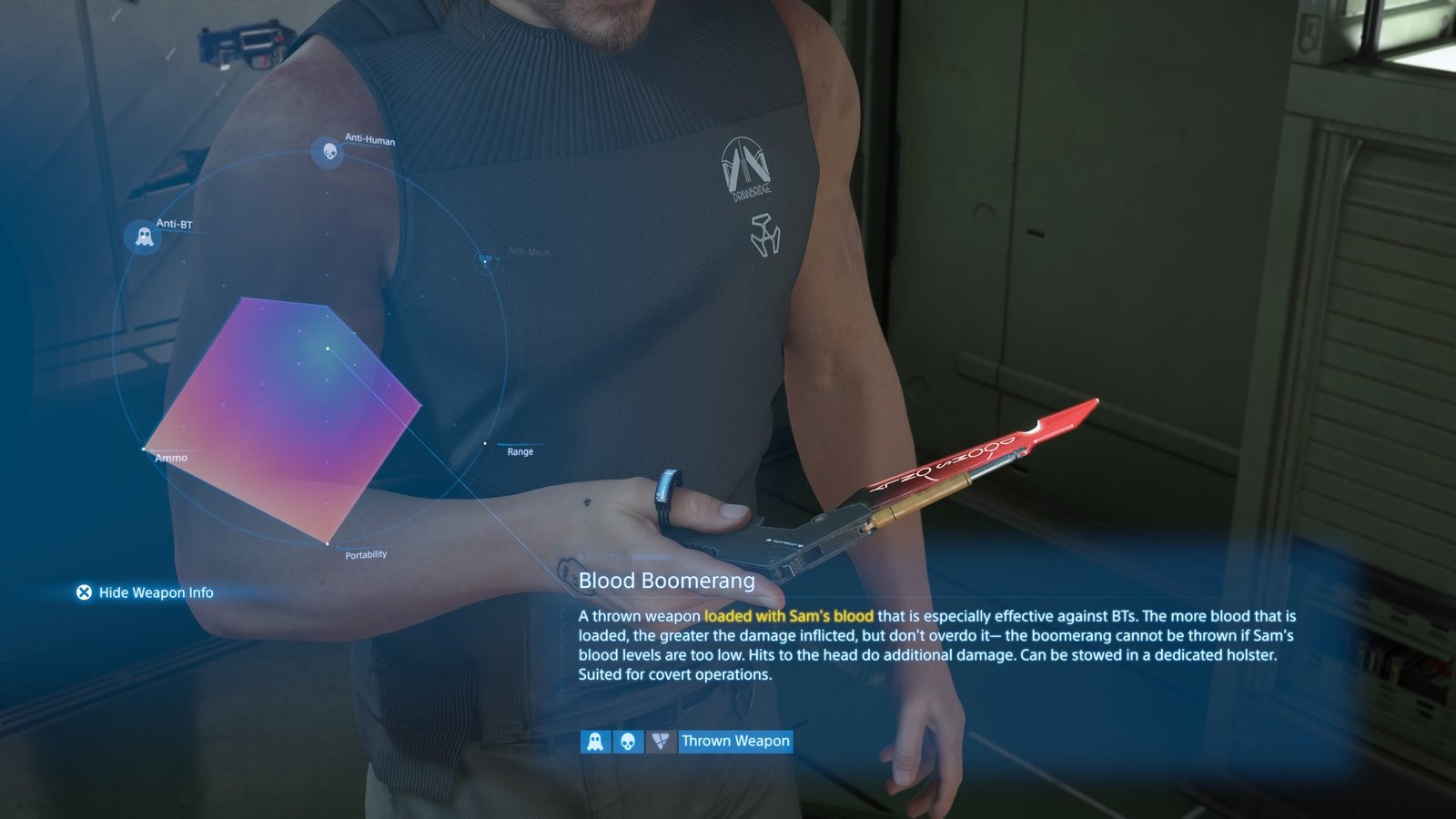 Сражение с БТ в Death Stranding 2 с использованием специализированного оружия