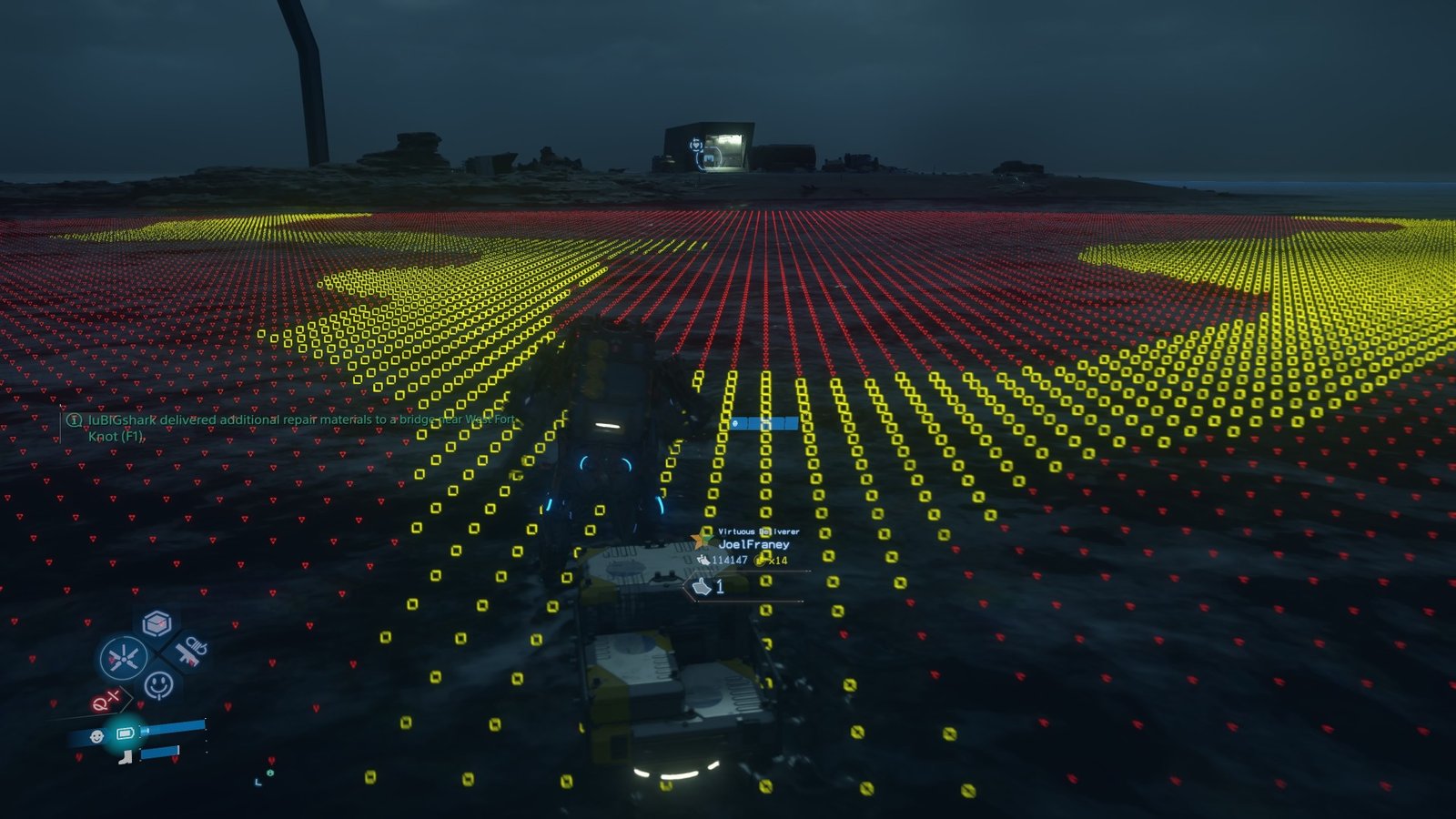 Терминал Изобретателя Death Stranding 2 подключен к сети